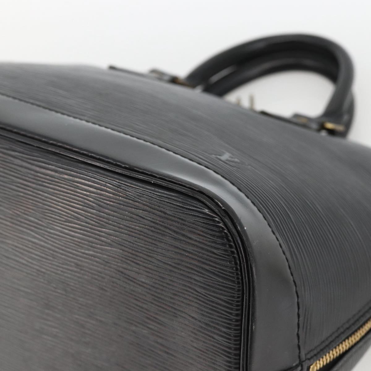 LOUIS VUITTON Epi Alma Hand Bag Noir Black M52142 LV Auth BAZ687A