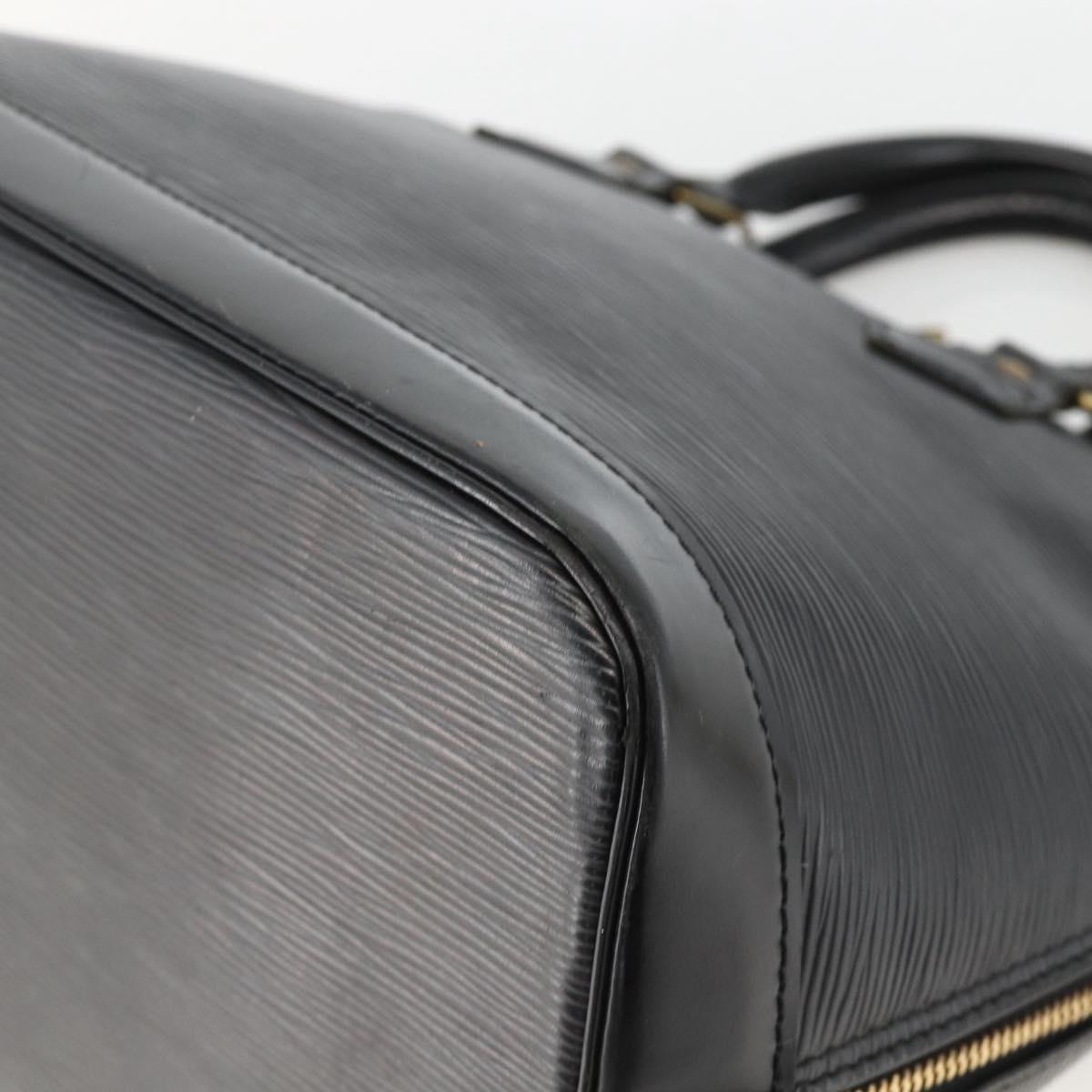 LOUIS VUITTON Epi Alma Hand Bag Noir Black M52142 LV Auth BAZ687A