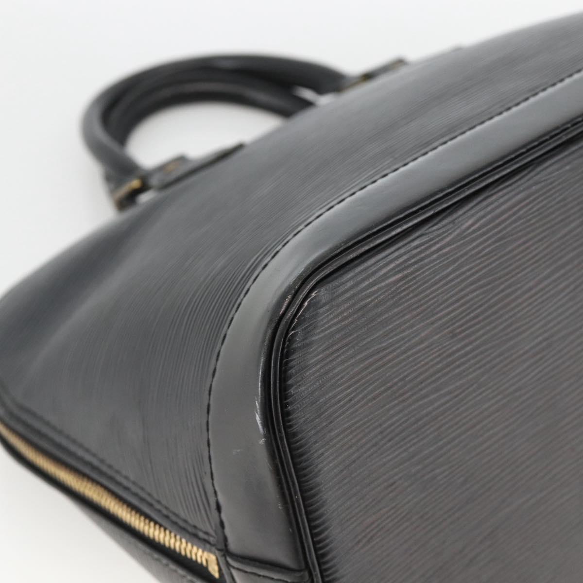 LOUIS VUITTON Epi Alma Hand Bag Noir Black M52142 LV Auth BAZ687A