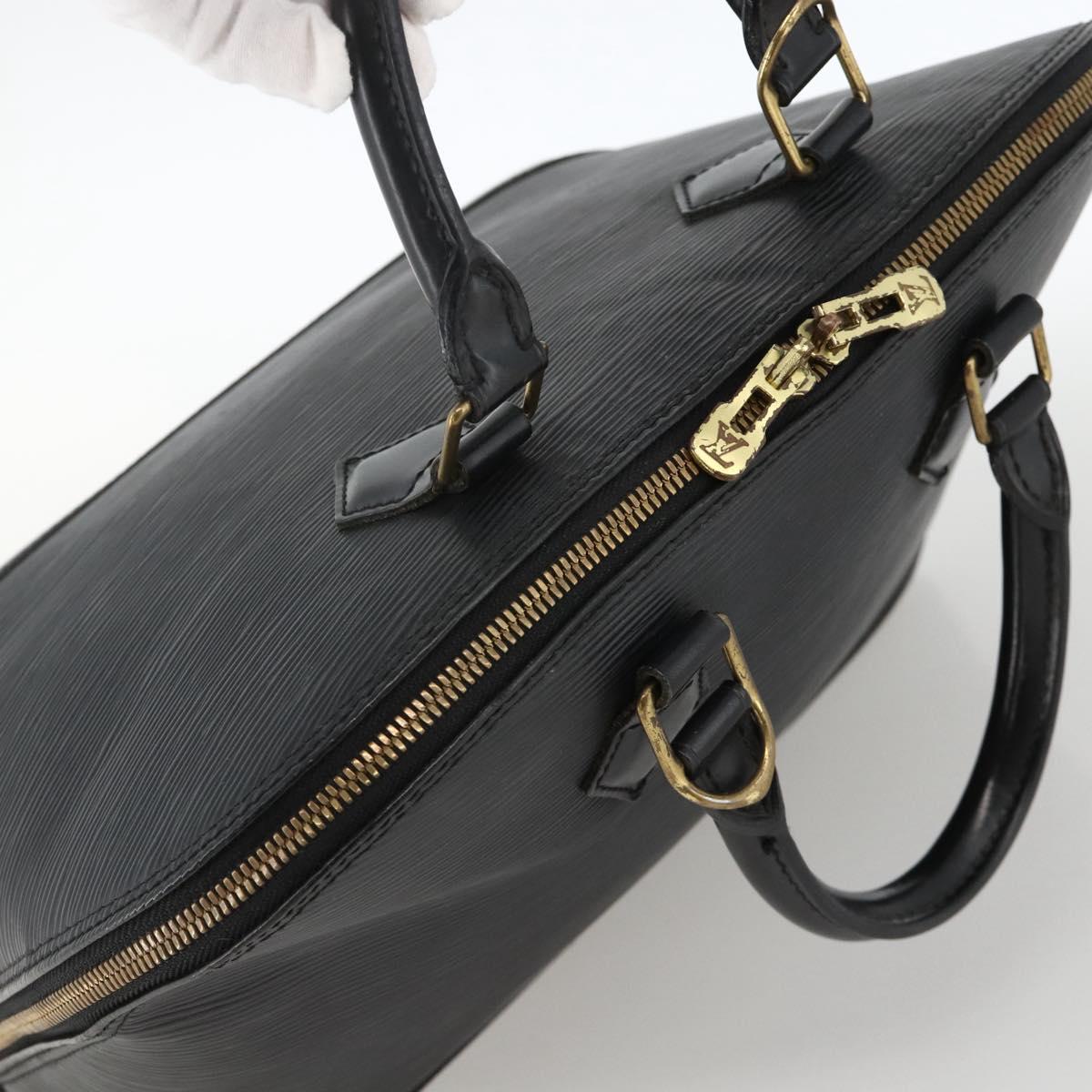 LOUIS VUITTON Epi Alma Hand Bag Noir Black M52142 LV Auth BAZ687A