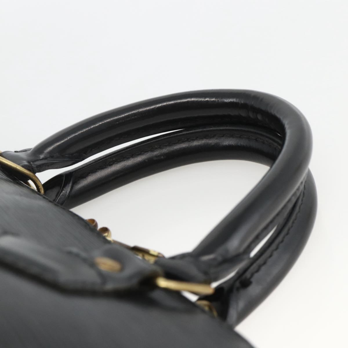 LOUIS VUITTON Epi Alma Hand Bag Noir Black M52142 LV Auth BAZ687A