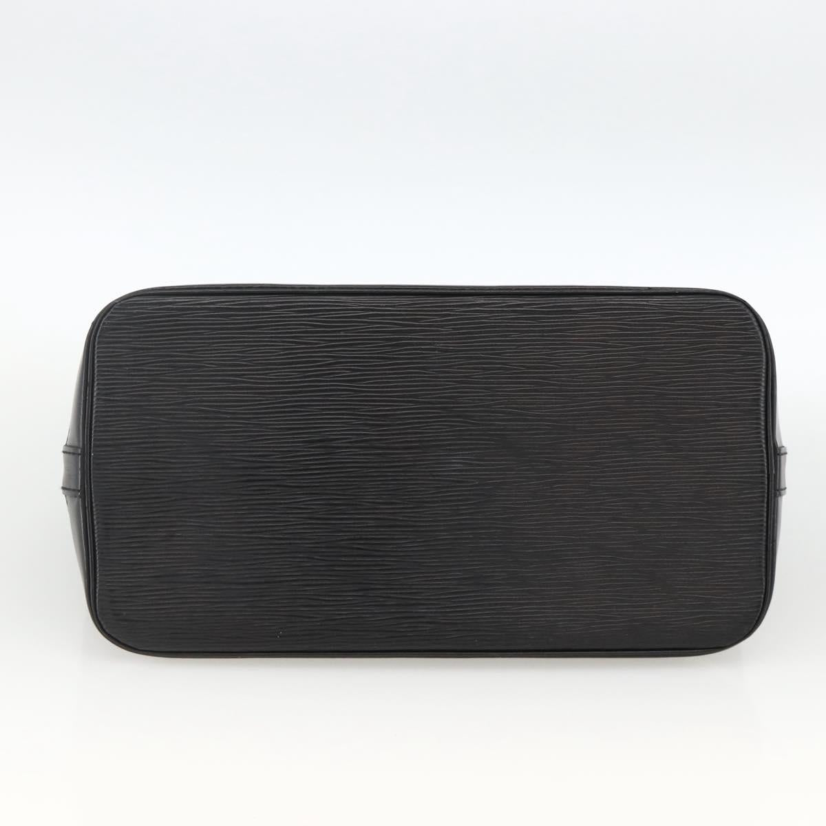 LOUIS VUITTON Epi Alma Hand Bag Noir Black M52142 LV Auth BAZ687A