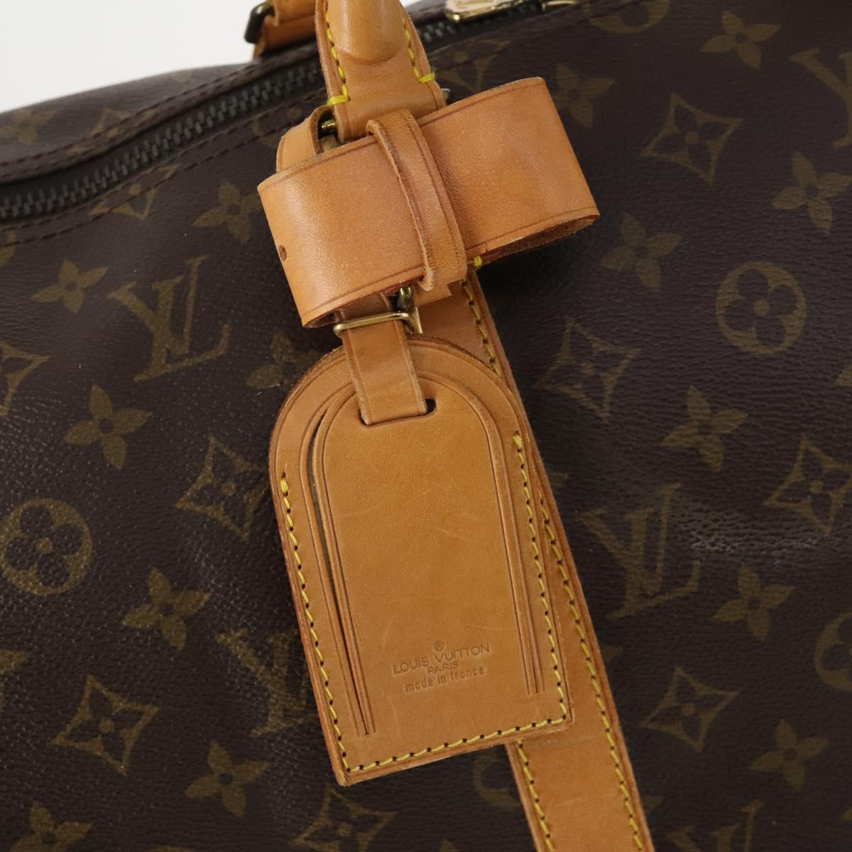 LOUIS VUITTON Monogram Keepall 50 Boston Bag M41426 LV Auth BAZ723A