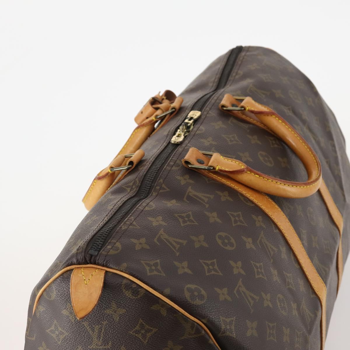 LOUIS VUITTON Monogram Keepall 50 Boston Bag M41426 LV Auth BAZ723A