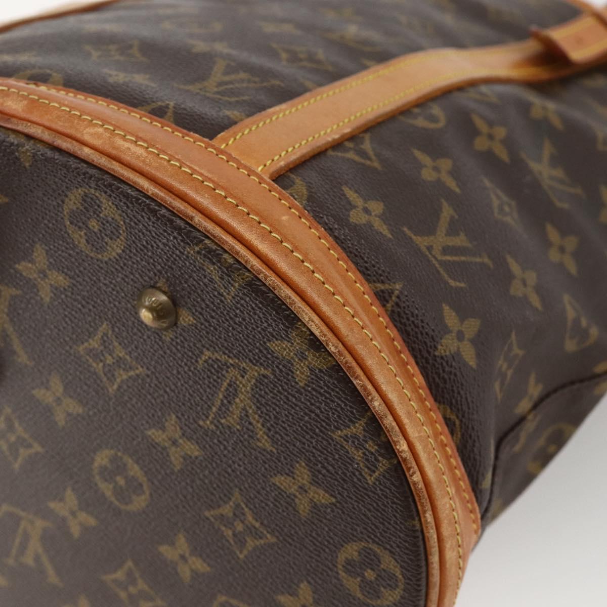 LOUIS VUITTON Monogram Bucket GM Shoulder Bag M42236 LV Auth BAZ725