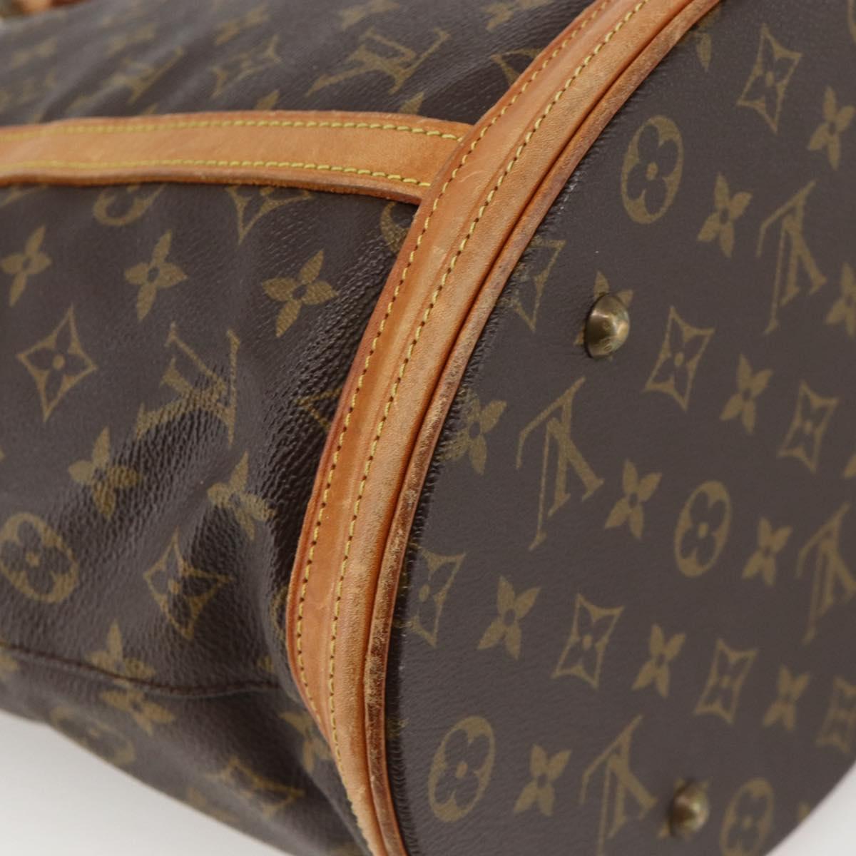 LOUIS VUITTON Monogram Bucket GM Shoulder Bag M42236 LV Auth BAZ725