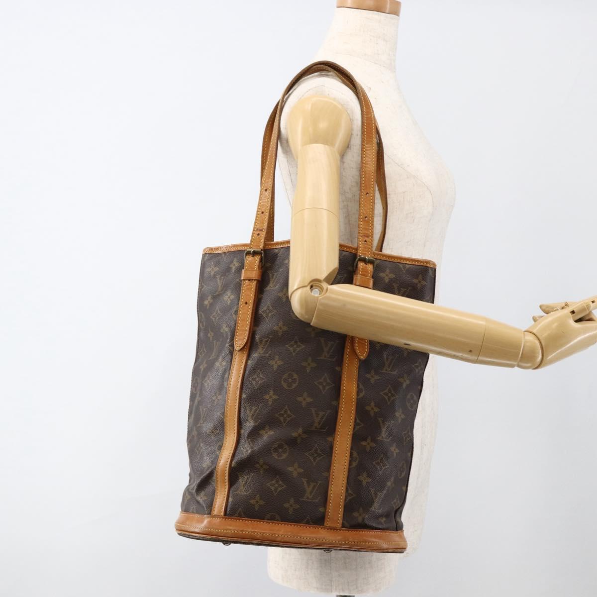 LOUIS VUITTON Monogram Bucket GM Shoulder Bag M42236 LV Auth BAZ725