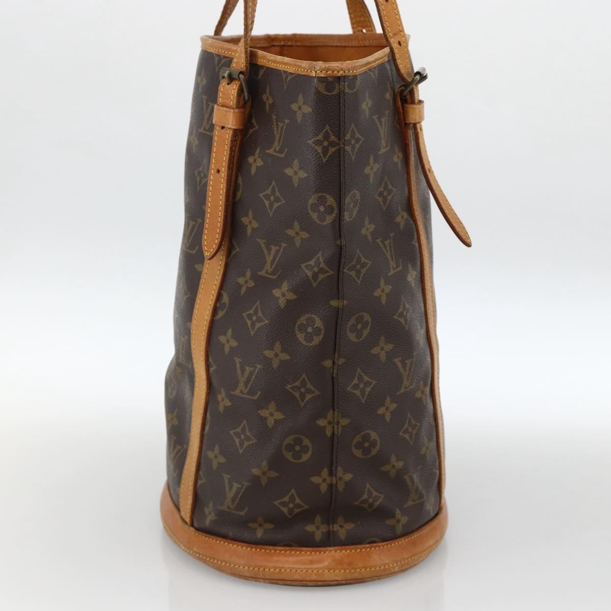 LOUIS VUITTON Monogram Bucket GM Shoulder Bag M42236 LV Auth BAZ725