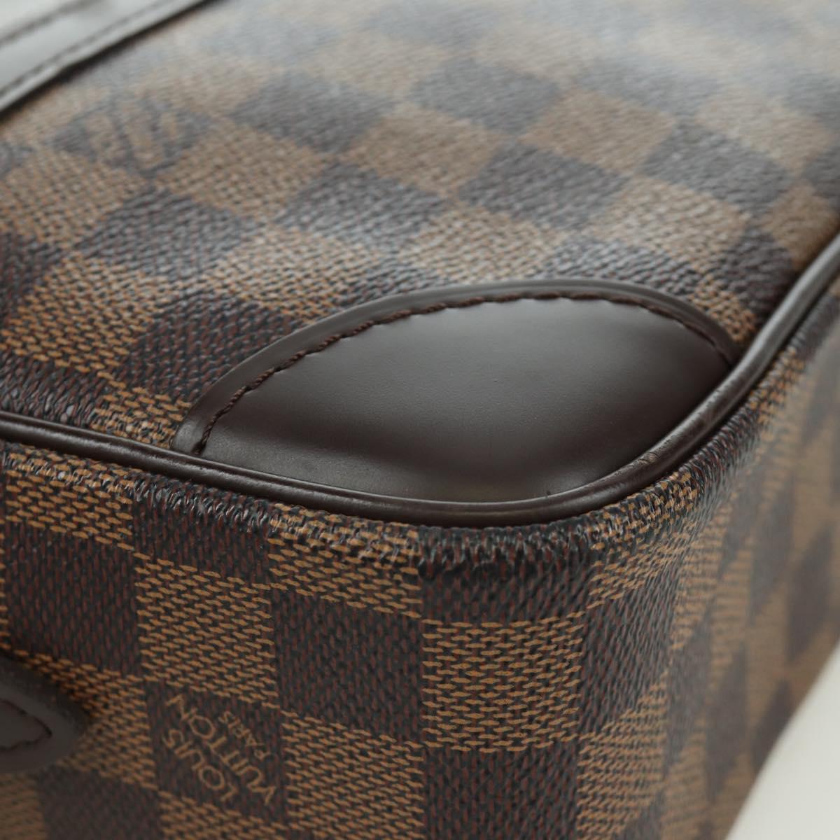 LOUIS VUITTON Damier Ebene Trocadero 27 Shoulder Bag SPO N48085 LV Auth BAZ735A