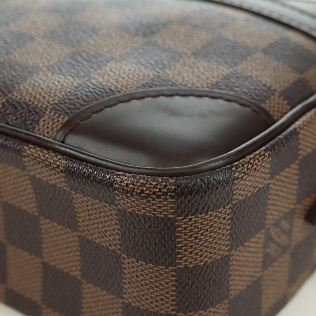 LOUIS VUITTON Damier Ebene Trocadero 27 Shoulder Bag SPO N48085 LV Auth BAZ735A