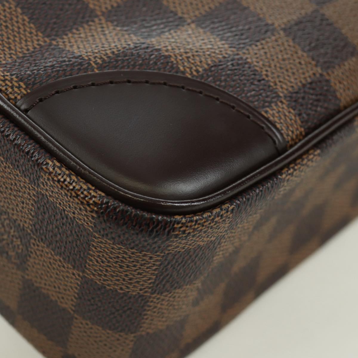 LOUIS VUITTON Damier Ebene Trocadero 27 Shoulder Bag SPO N48085 LV Auth BAZ735A