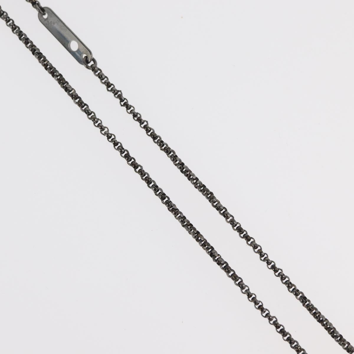LOUIS VUITTON Collier LV Beads Necklace metal Turquoise Blue M00313 Auth BAZ738M