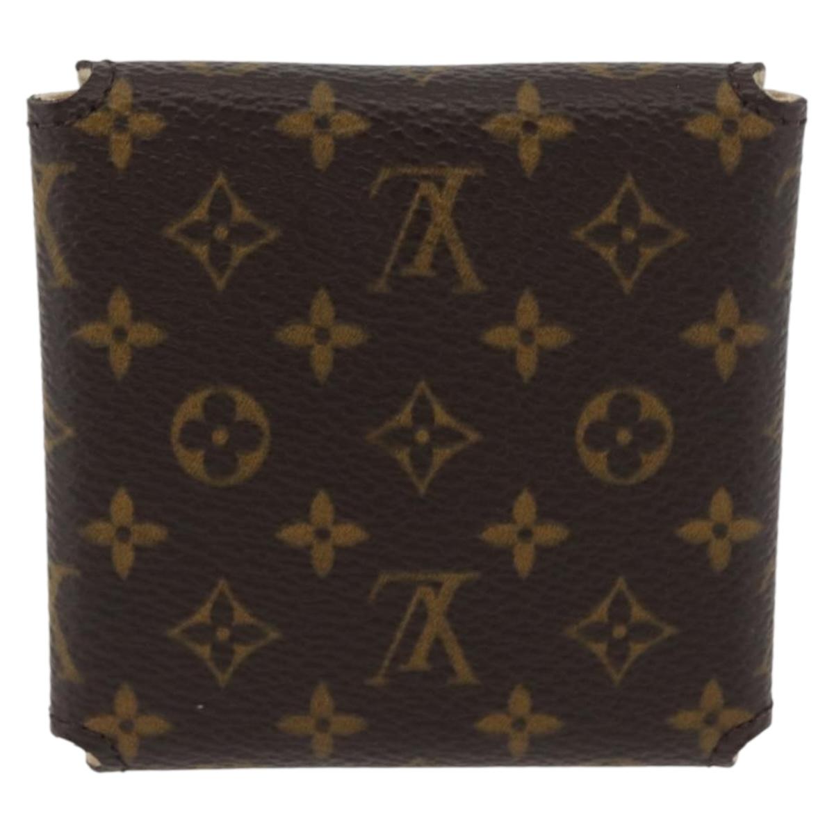LOUIS VUITTON Monogram Jewelry case Jewelry Box LV Auth BAZ752A