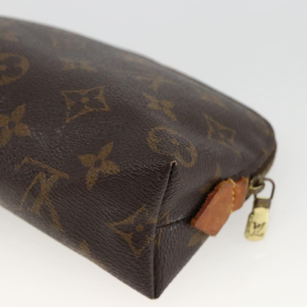 LOUIS VUITTON Monogram Pochette Cosmetic PM Pouch M43998 LV Auth BAZ755