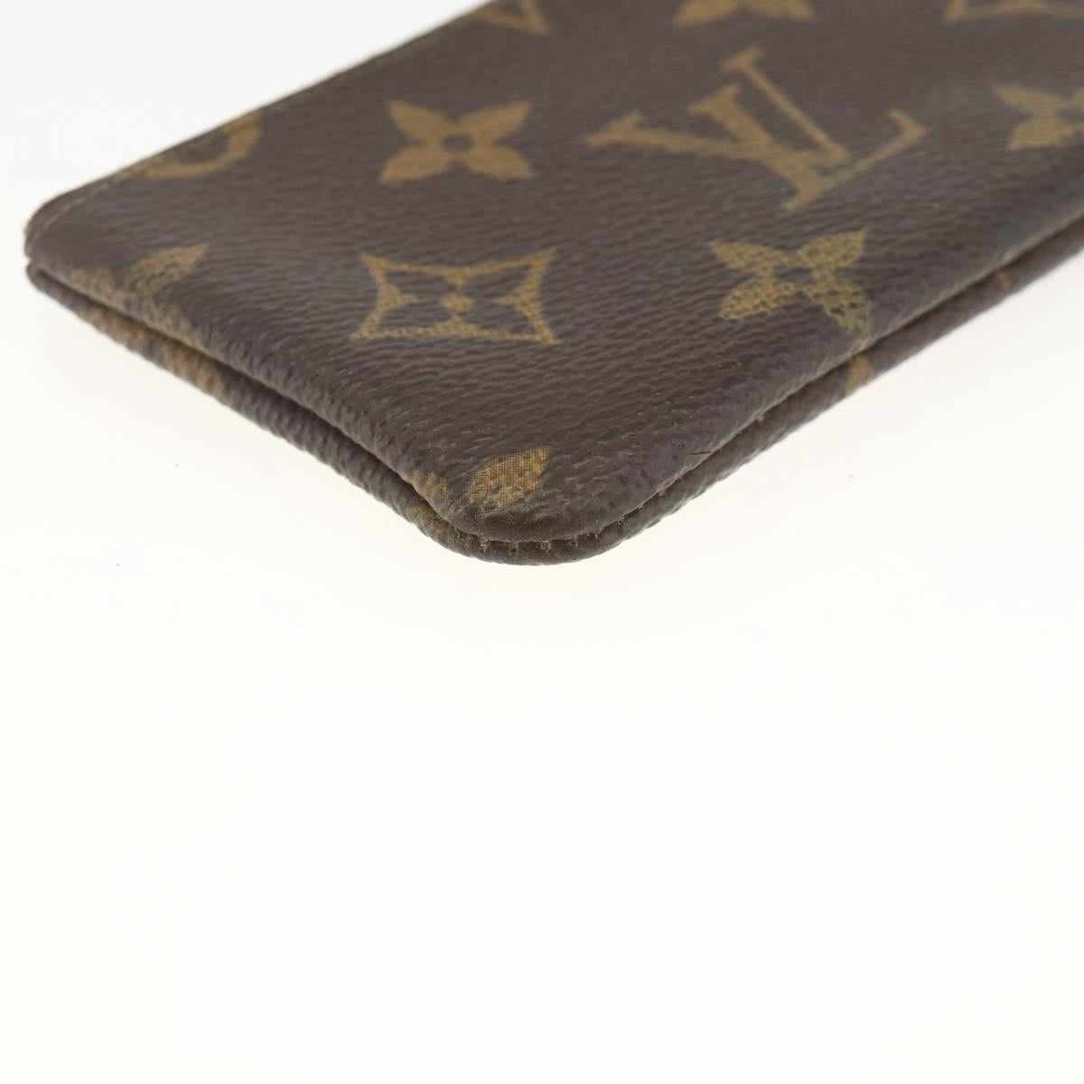 LOUIS VUITTON Monogram Pochette Cles Coin Purse M62650 LV Auth BAZ756