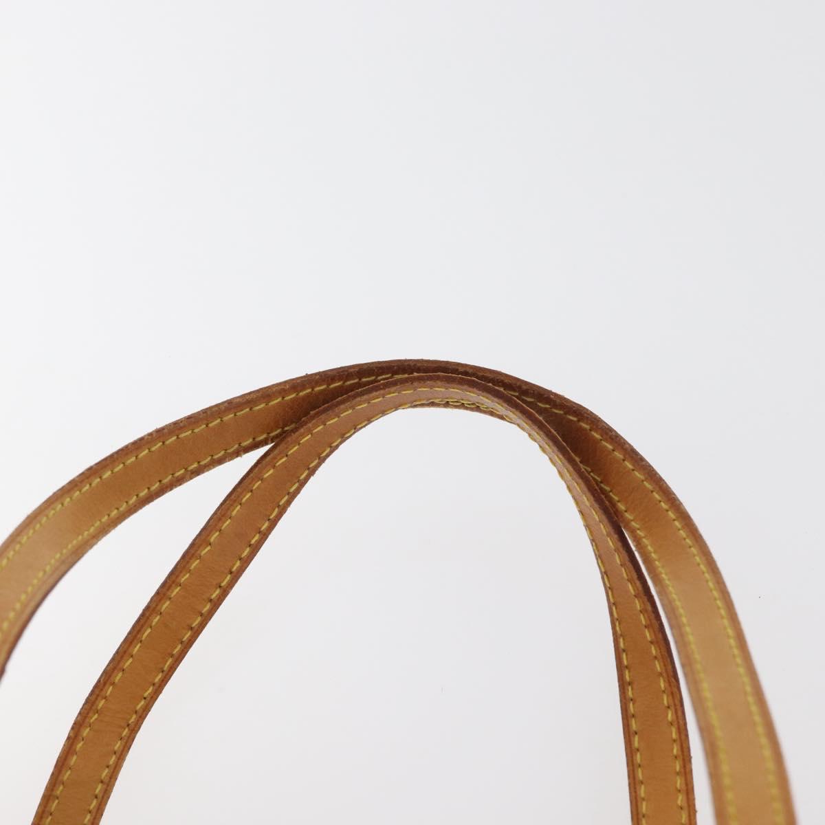 LOUIS VUITTON Monogram Vernis Bedford Hand Bag Beige M91006 LV Auth BAZ767
