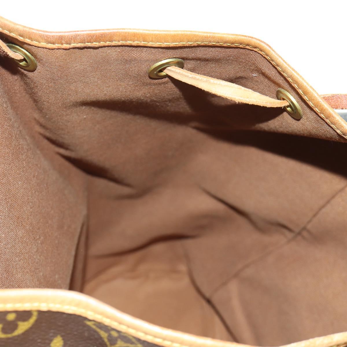 LOUIS VUITTON Monogram Montsouris GM Backpack M51135 LV Auth BAZ774A