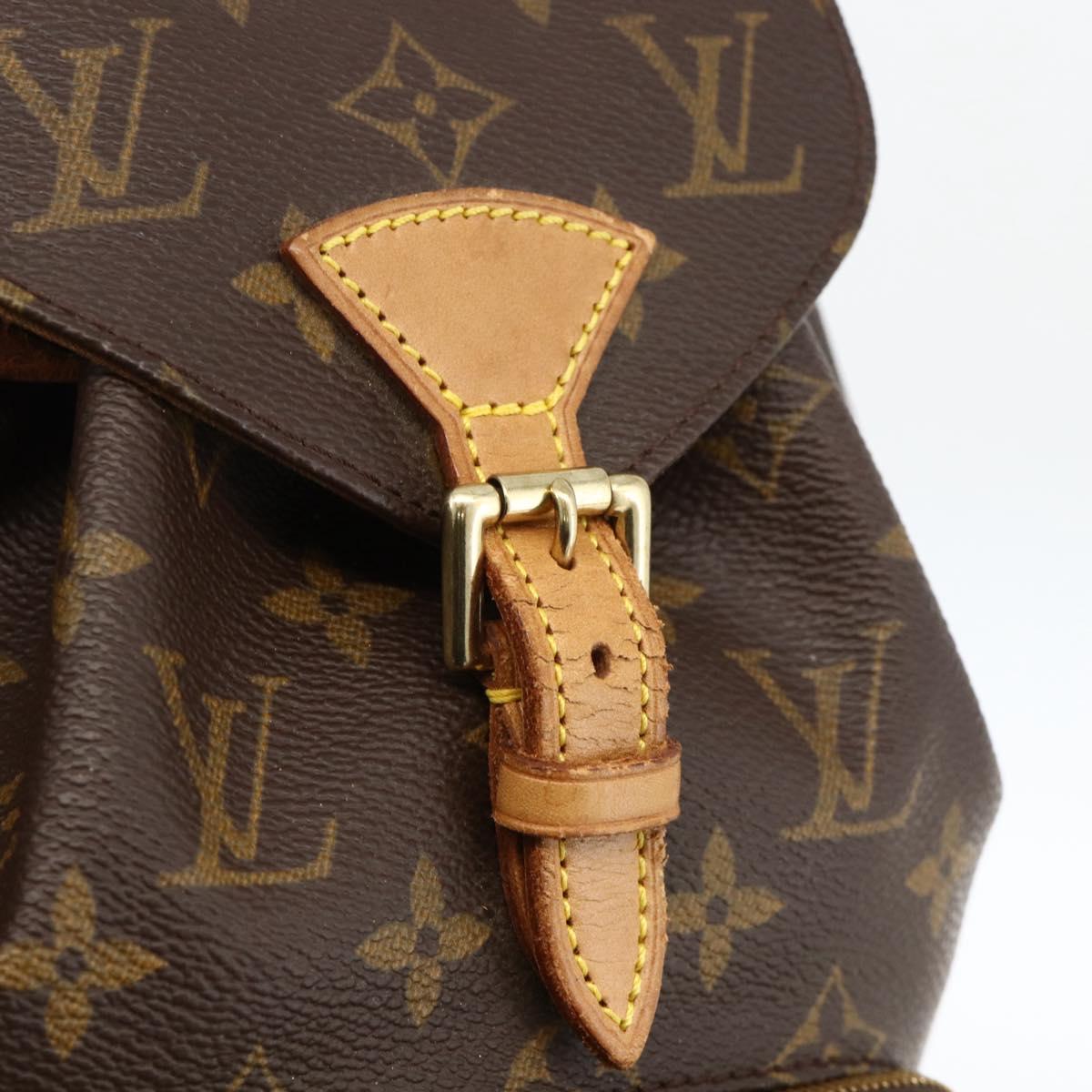 LOUIS VUITTON Monogram Montsouris PM Backpack M51137 LV Auth BAZ816A
