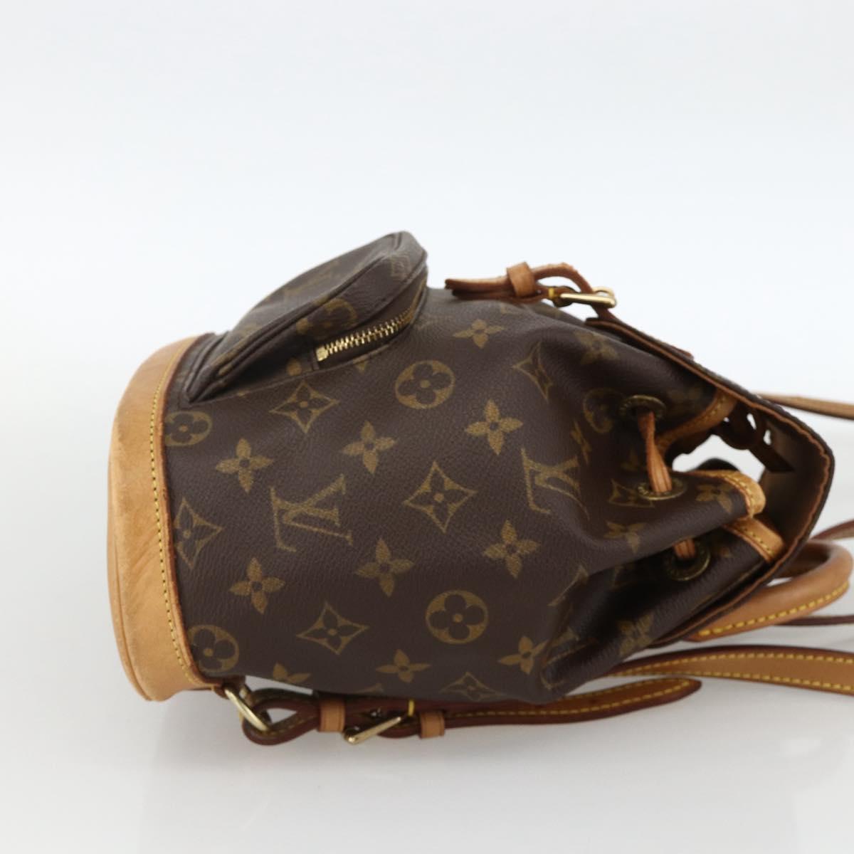LOUIS VUITTON Monogram Montsouris PM Backpack M51137 LV Auth BAZ816A