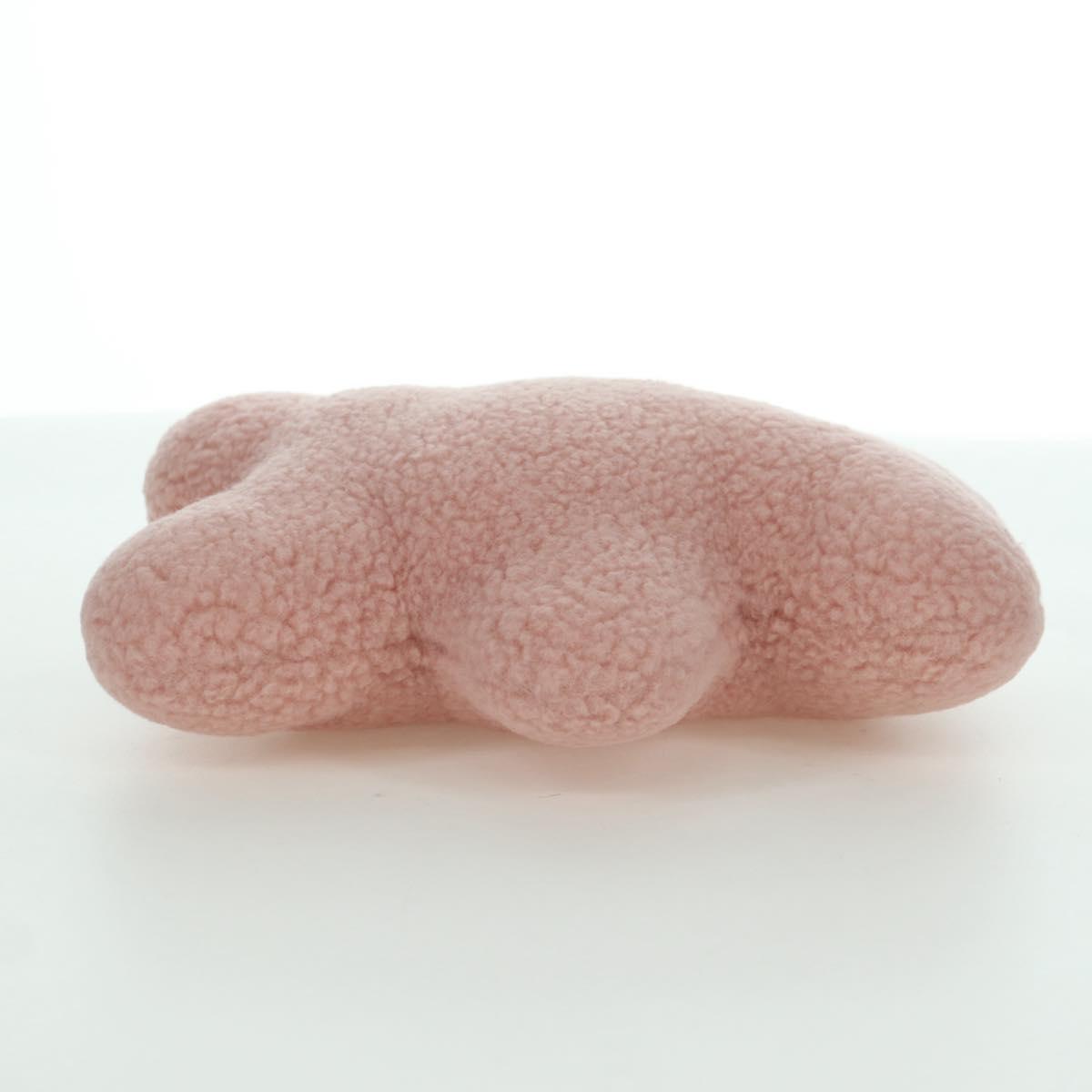 HERMES Baby Rattle 2 Set Wool Pink Auth BAZ824M