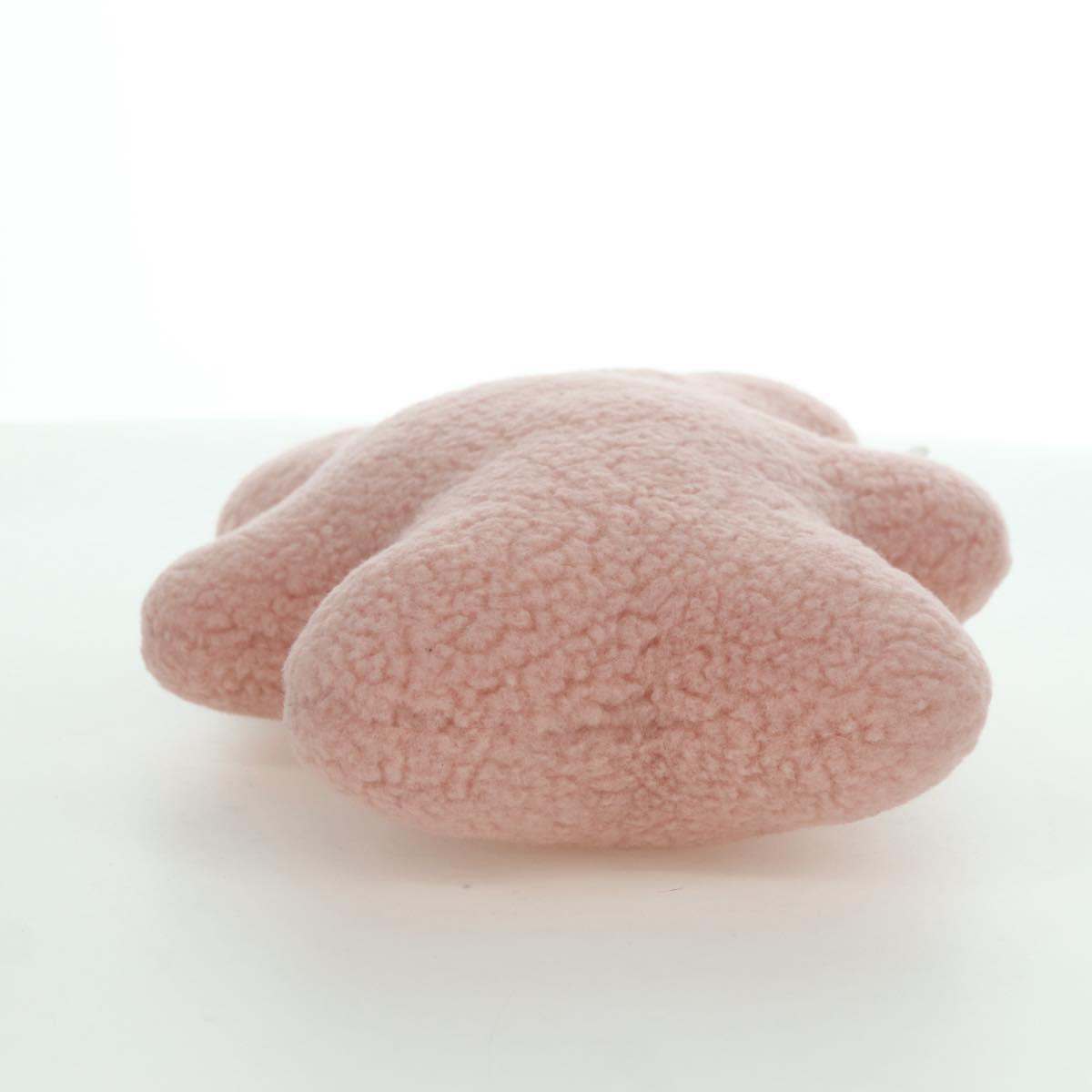 HERMES Baby Rattle 2 Set Wool Pink Auth BAZ824M