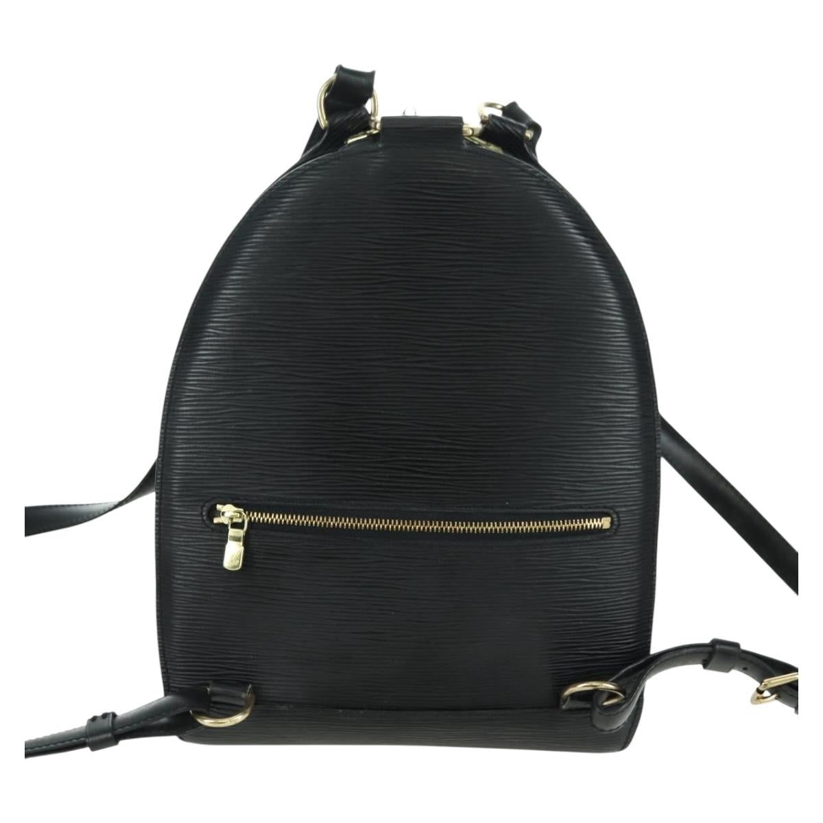 LOUIS VUITTON Epi Mabillon Backpack Black M52232 LV Auth BAZ844A