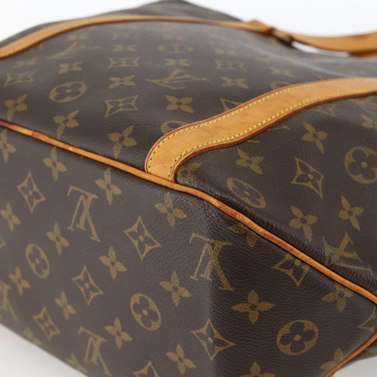 LOUIS VUITTON Monogram Sac Shopping Tote Bag M51108 LV Auth BAZ852