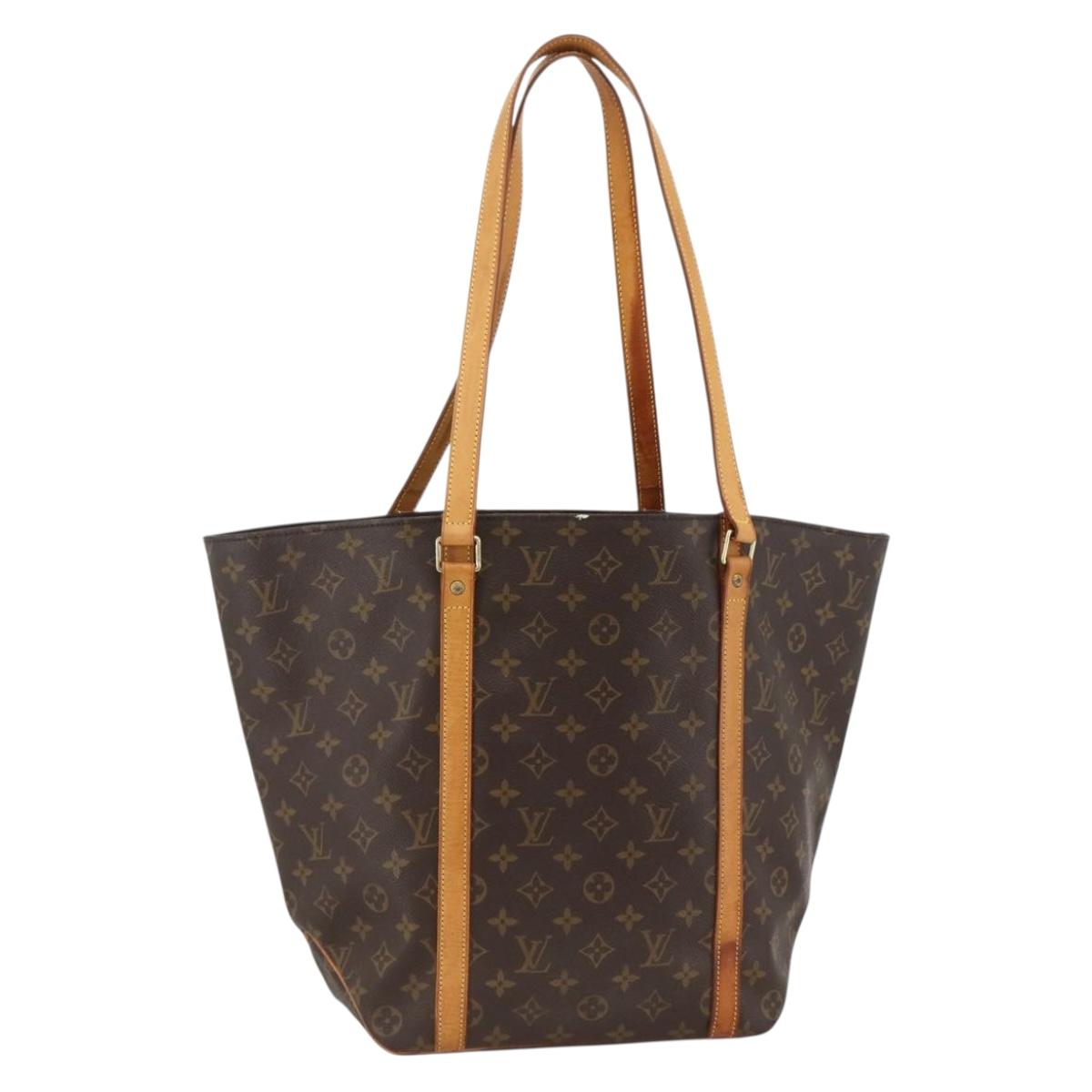 LOUIS VUITTON Monogram Sac Shopping Tote Bag M51108 LV Auth BAZ852