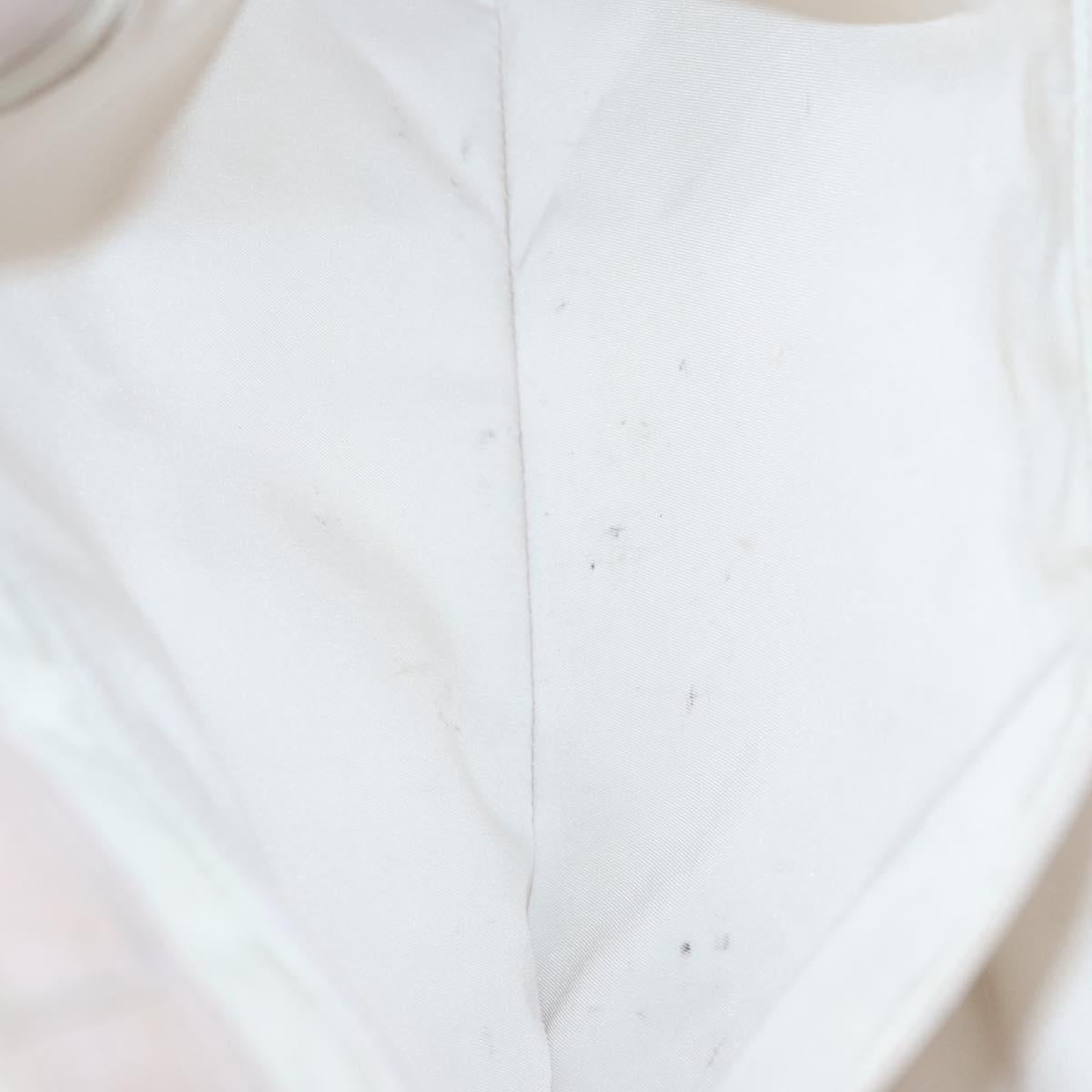 CHANEL New Travel Line Hand Bag Nylon Leather Pink White gold CC Auth BD049