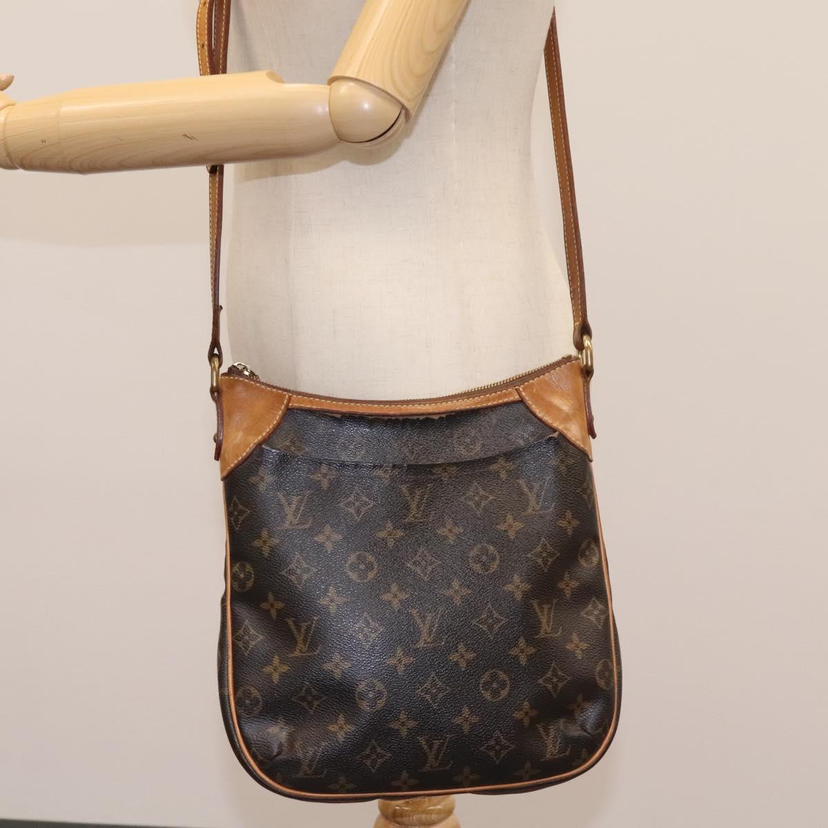 LOUIS VUITTON Monogram Odeon PM Shoulder Bag M56390 LV Auth BD077