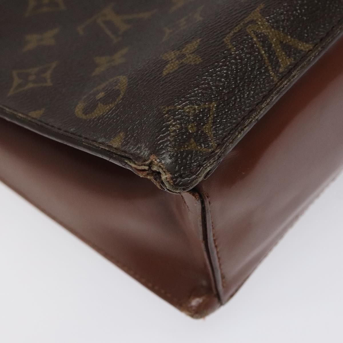 LOUIS VUITTON Monogram Monceau 28 Hand Bag M51185 LV Auth BD080