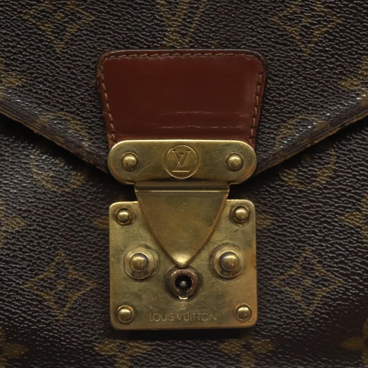 LOUIS VUITTON Monogram Monceau 28 Hand Bag M51185 LV Auth BD080