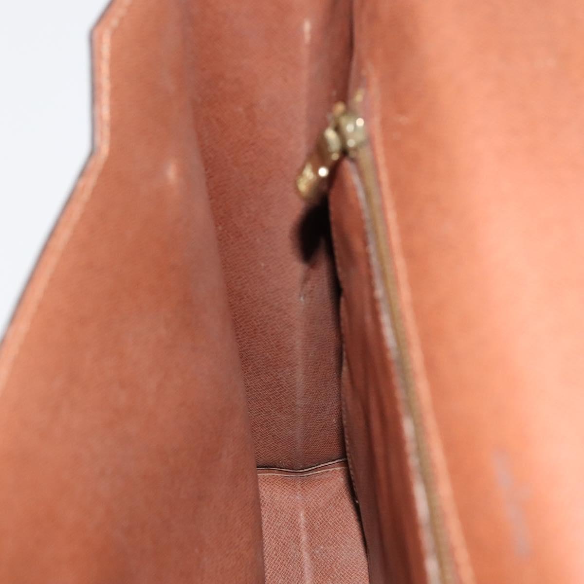 LOUIS VUITTON Monogram Porte Documents Bandouliere Bag M53338 Auth BD099