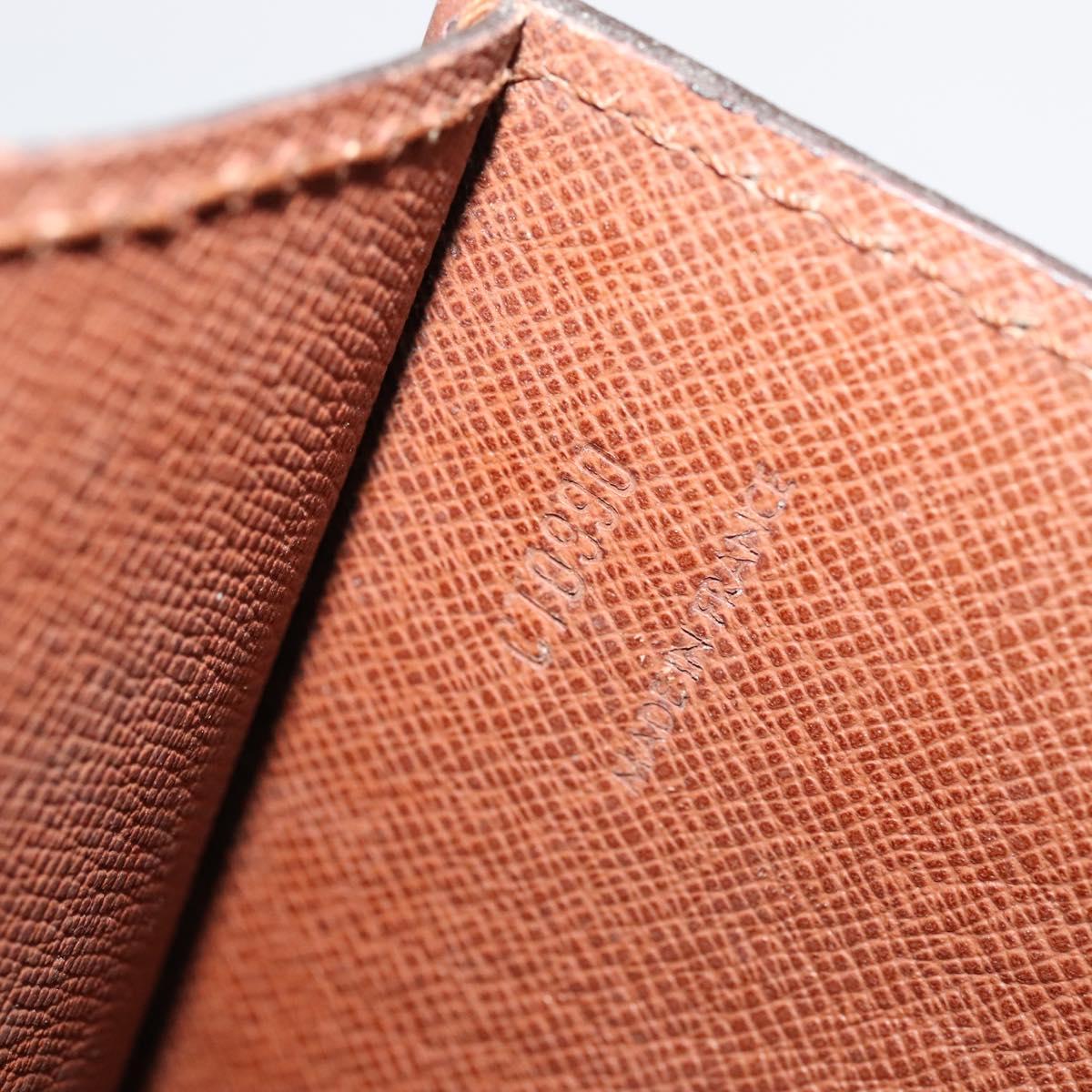 LOUIS VUITTON Monogram Porte Documents Bandouliere Bag M53338 Auth BD099