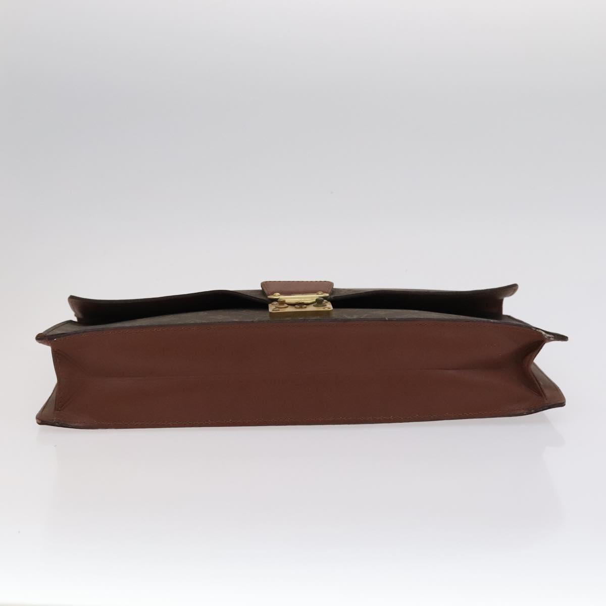 LOUIS VUITTON Monogram Porte Documents Bandouliere Bag M53338 Auth BD099