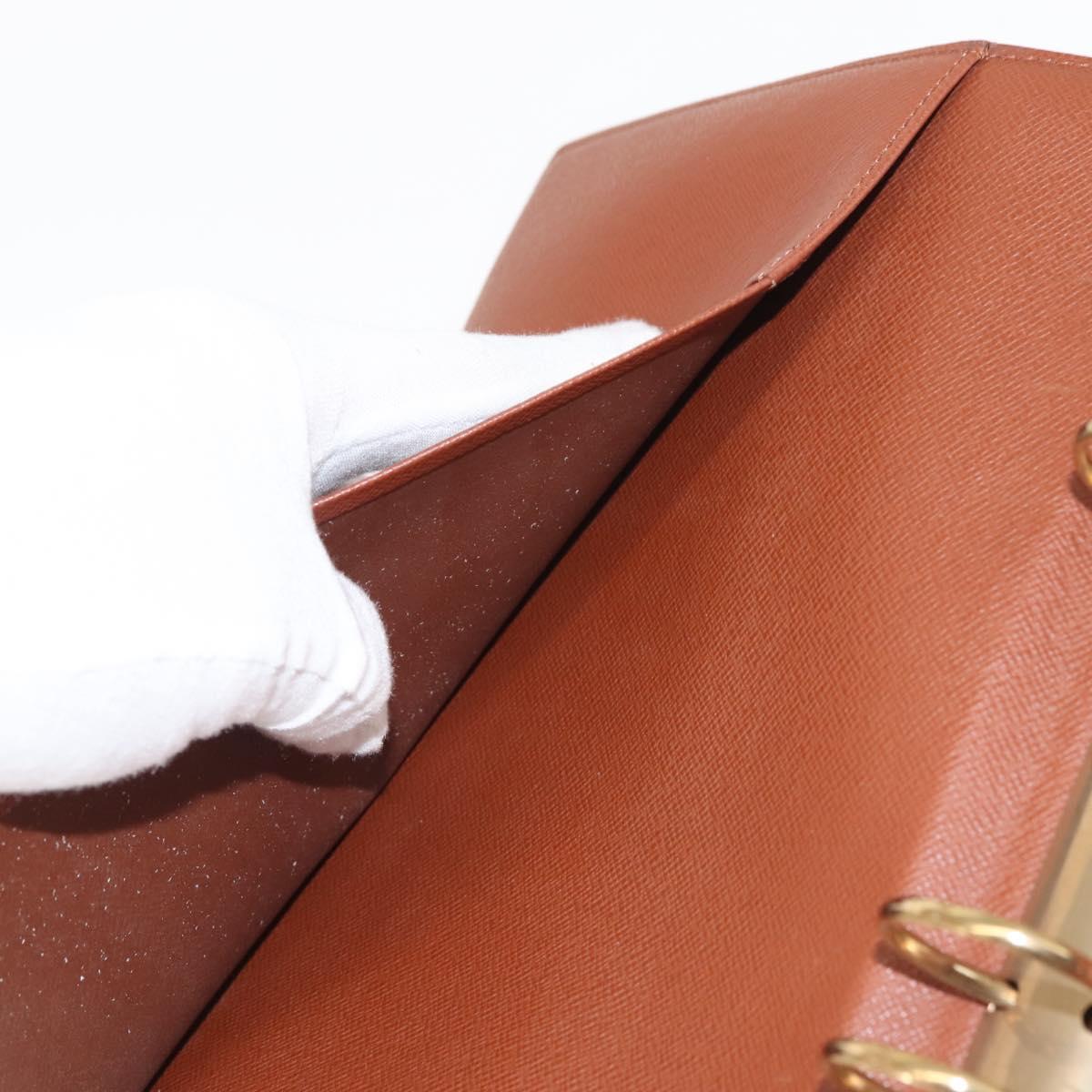 LOUIS VUITTON Monogram Agenda GM Day Planner Cover R20006 LV Auth BD1000