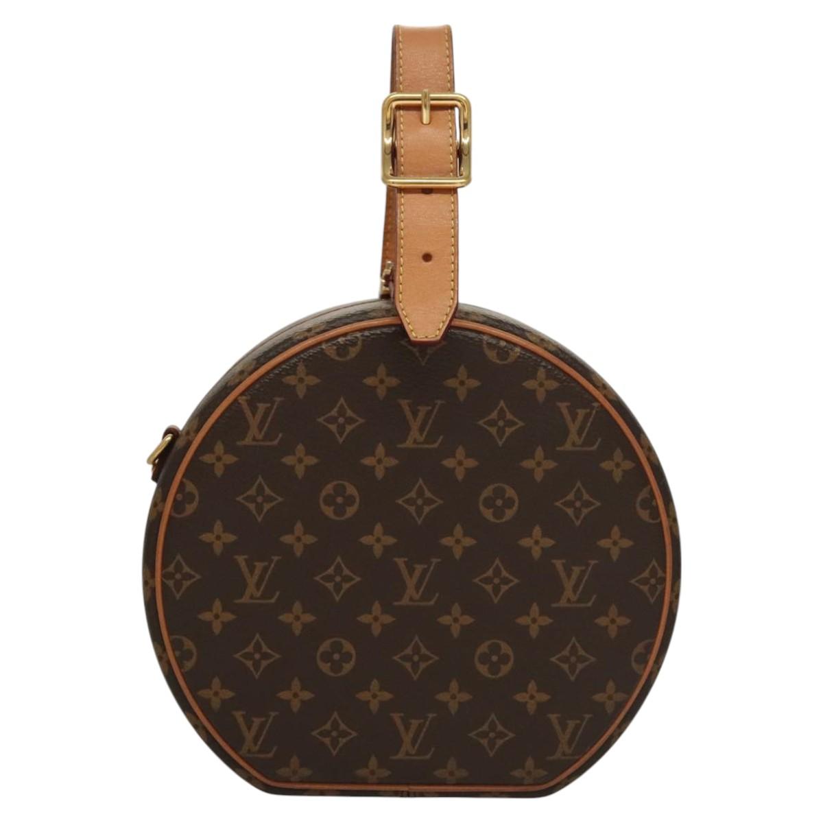 LOUIS VUITTON Monogram Petite Boite Chapeau Shoulder Bag M43514 LV Auth BD1010A