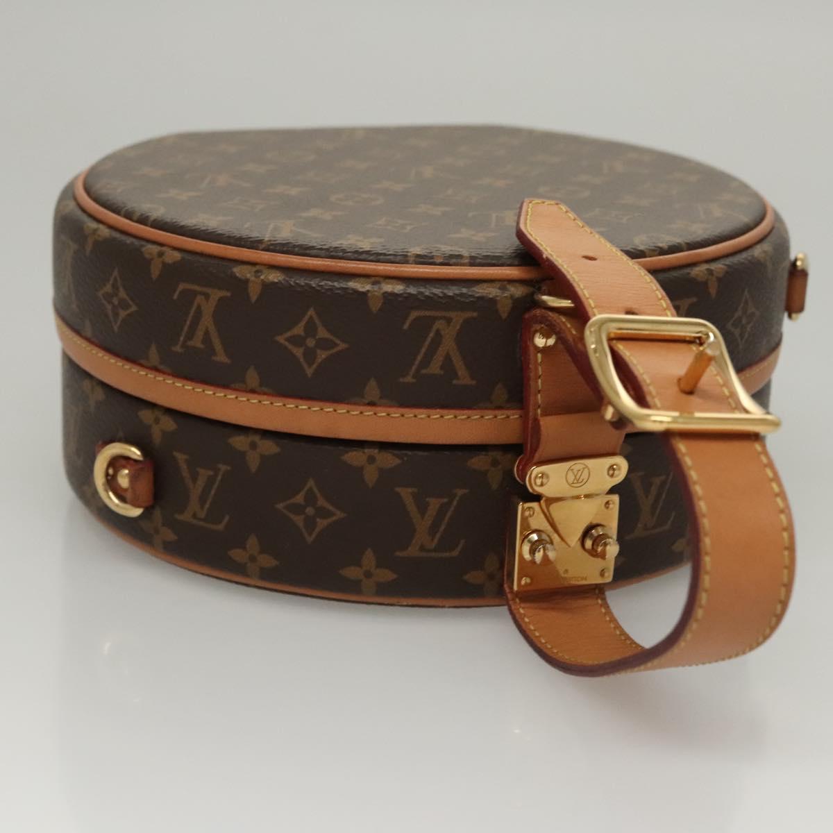 LOUIS VUITTON Monogram Petite Boite Chapeau Shoulder Bag M43514 LV Auth BD1010A
