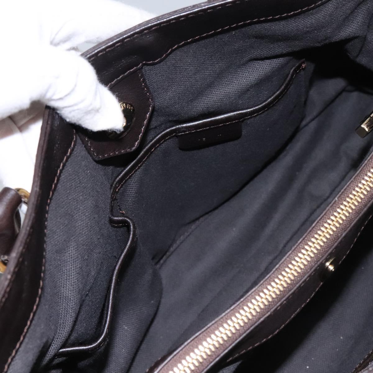 BURBERRY Nova Check Shoulder Bag PVC Beige Auth BD1024