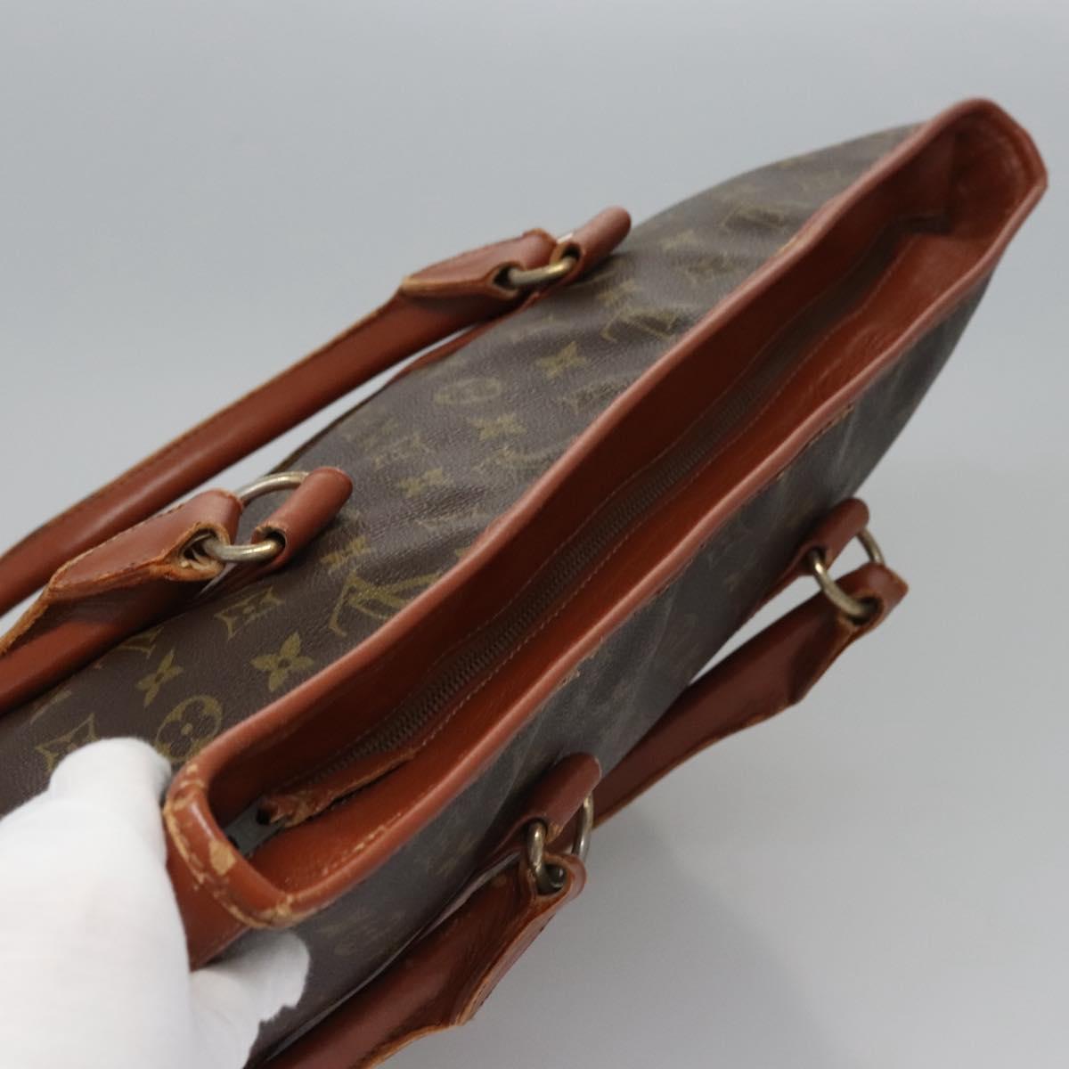 LOUIS VUITTON Monogram Sac Weekend PM Hand Bag M42425 LV Auth BD1042
