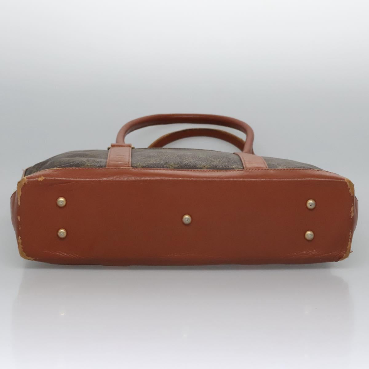 LOUIS VUITTON Monogram Sac Weekend PM Hand Bag M42425 LV Auth BD1042