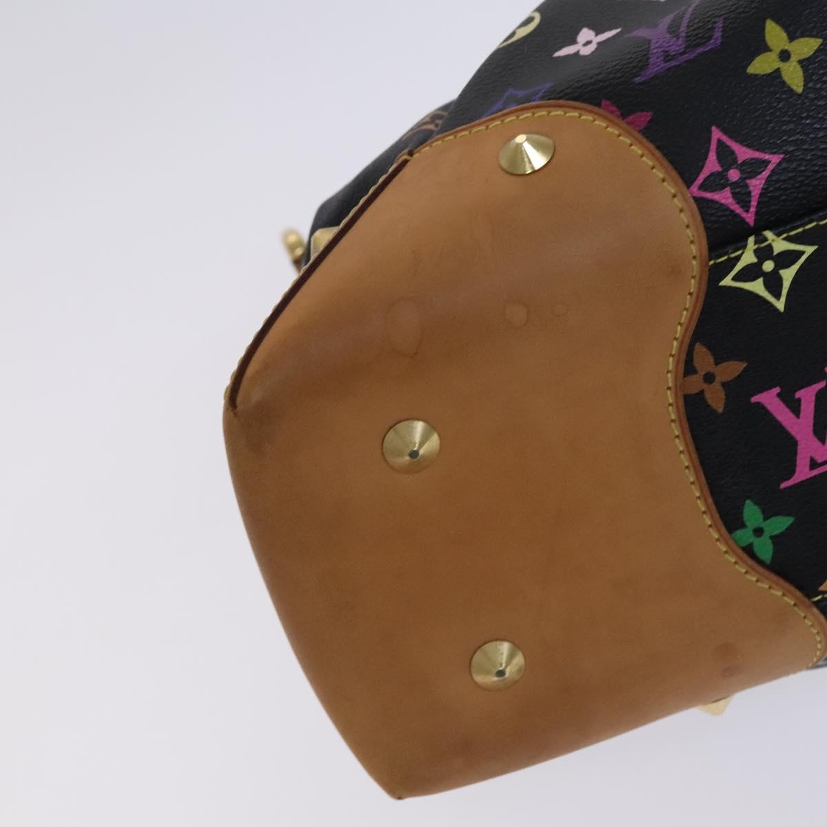 LOUIS VUITTON Monogram Multicolor Judy GM Bag 2way Black M40254 LV Auth BD1050SAV
