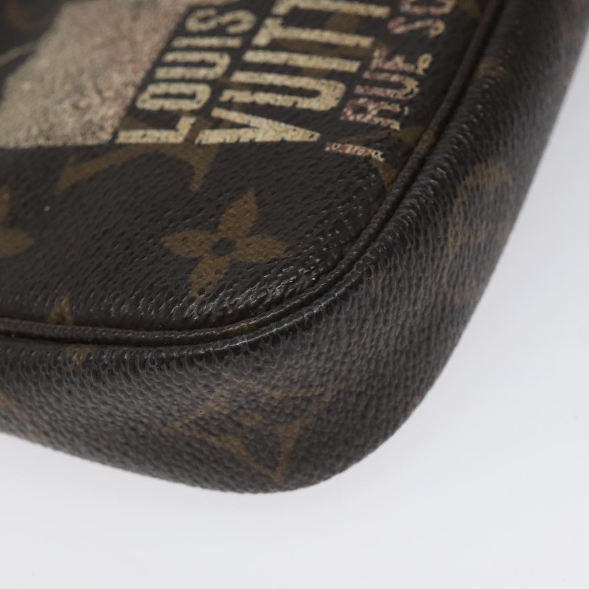 LOUIS VUITTON Monogram Bag Print Mini Pochette Accessoires M60245 LV Auth BD1119
