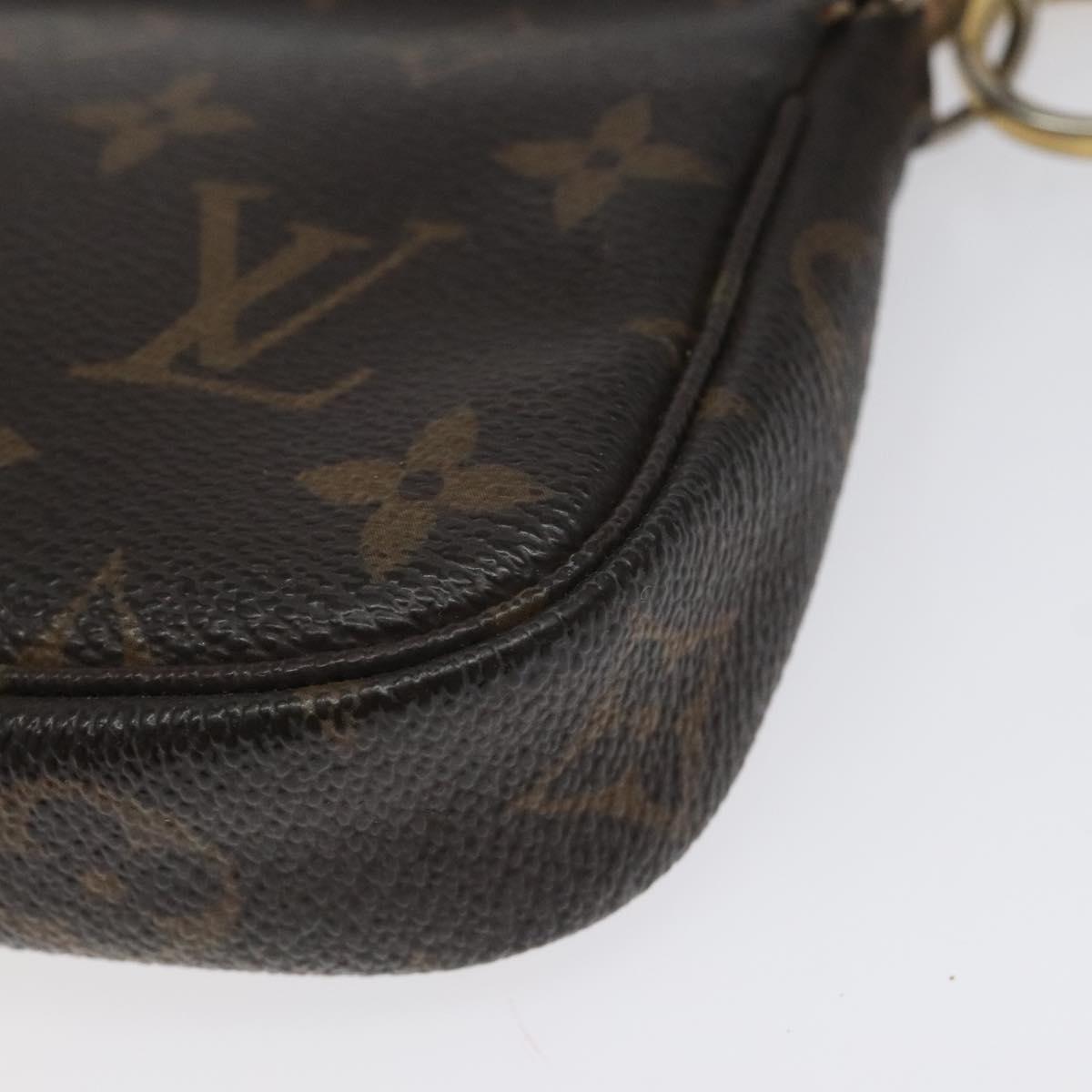 LOUIS VUITTON Monogram Bag Print Mini Pochette Accessoires M60245 LV Auth BD1119