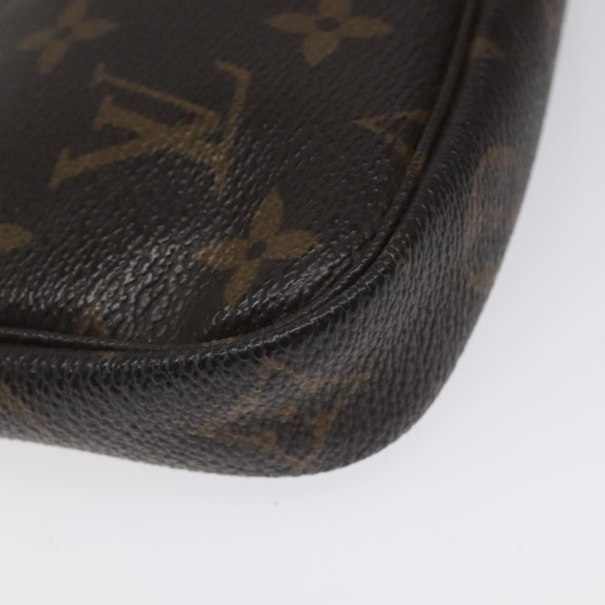 LOUIS VUITTON Monogram Bag Print Mini Pochette Accessoires M60245 LV Auth BD1119