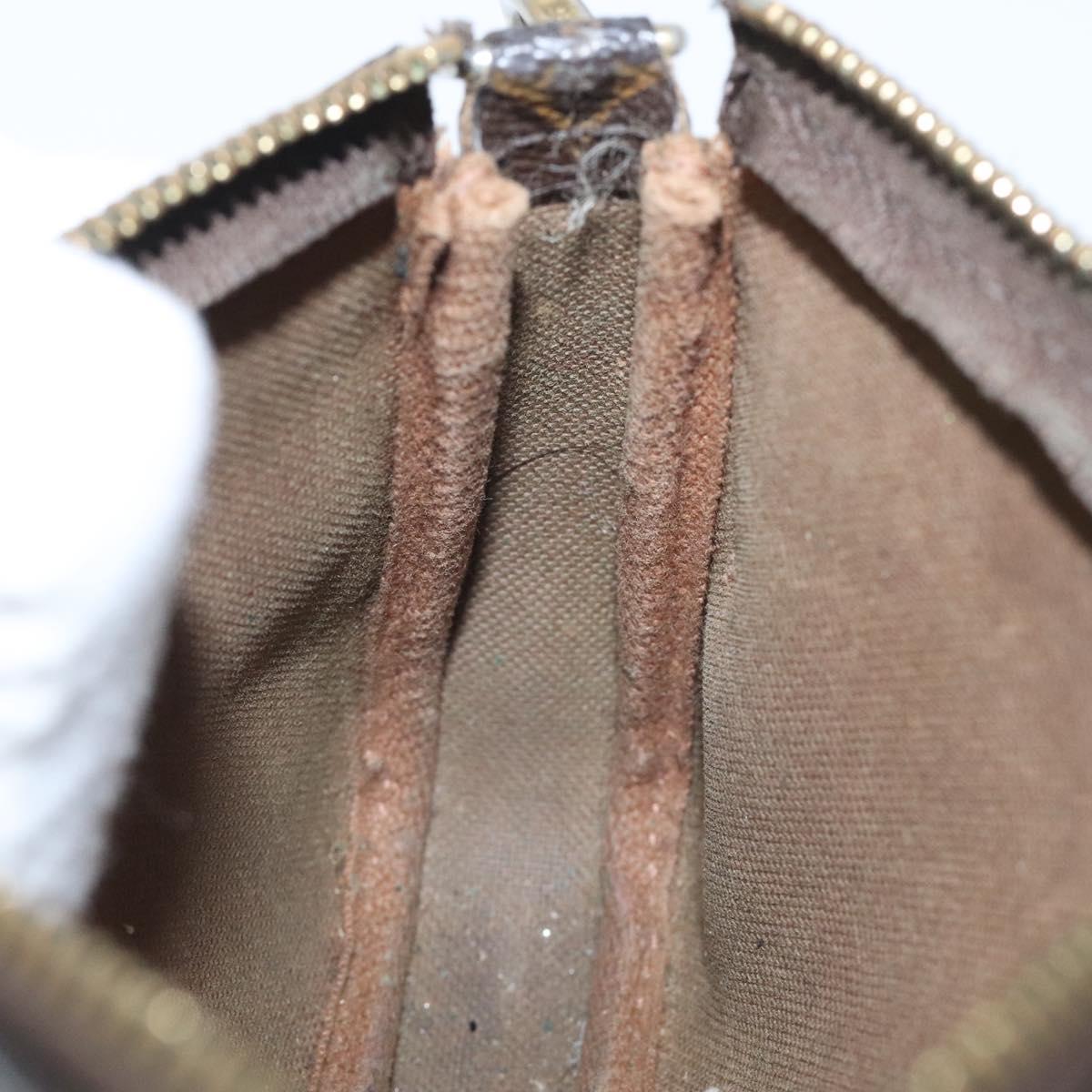 LOUIS VUITTON Monogram Bag Print Mini Pochette Accessoires M60245 LV Auth BD1119