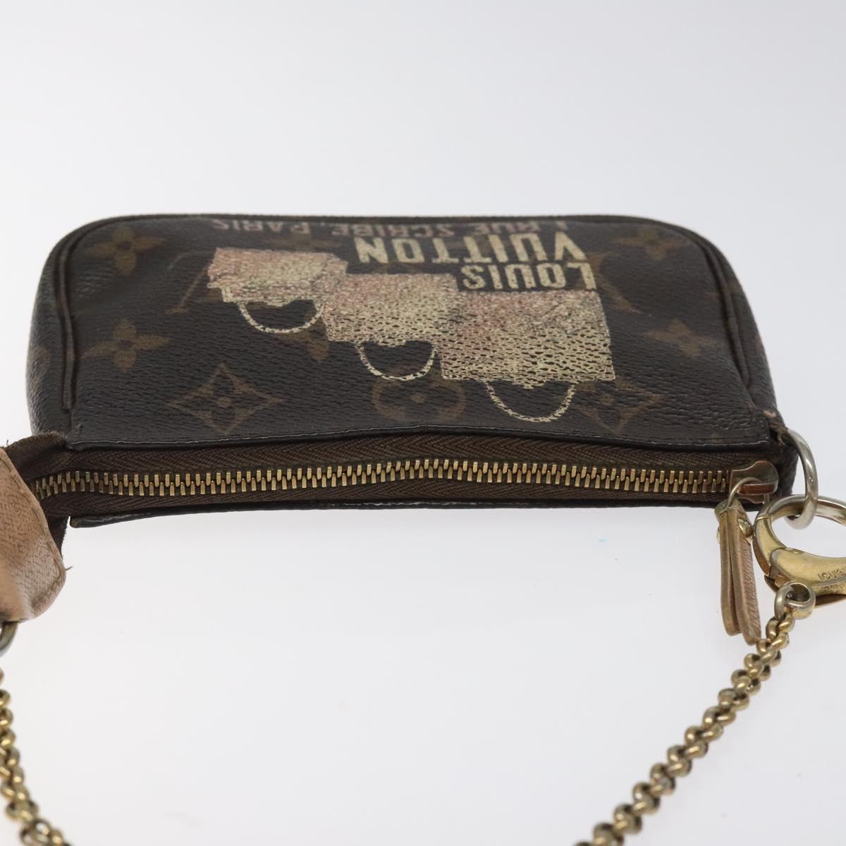 LOUIS VUITTON Monogram Bag Print Mini Pochette Accessoires M60245 LV Auth BD1119
