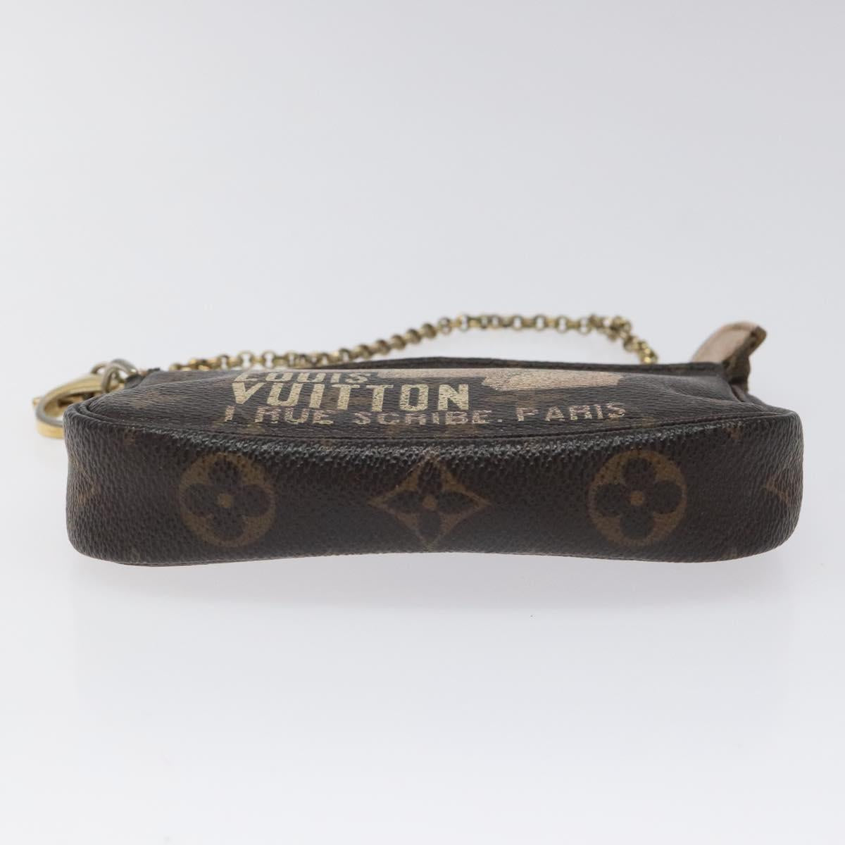 LOUIS VUITTON Monogram Bag Print Mini Pochette Accessoires M60245 LV Auth BD1119