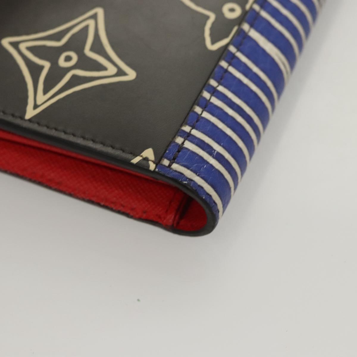 LOUIS VUITTON Monogram Patchwork Porte Feuille Brother Wallet M69739 Auth BD1128
