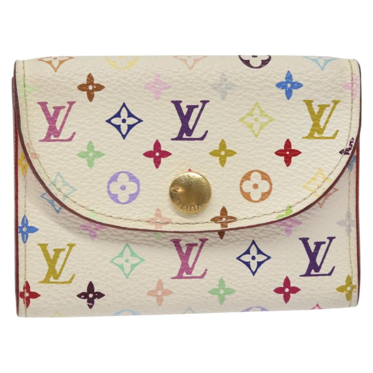 LOUIS VUITTON Monogram Multicolor Anvelop Cult De Vuitto M66557 LV Auth BD1130V
